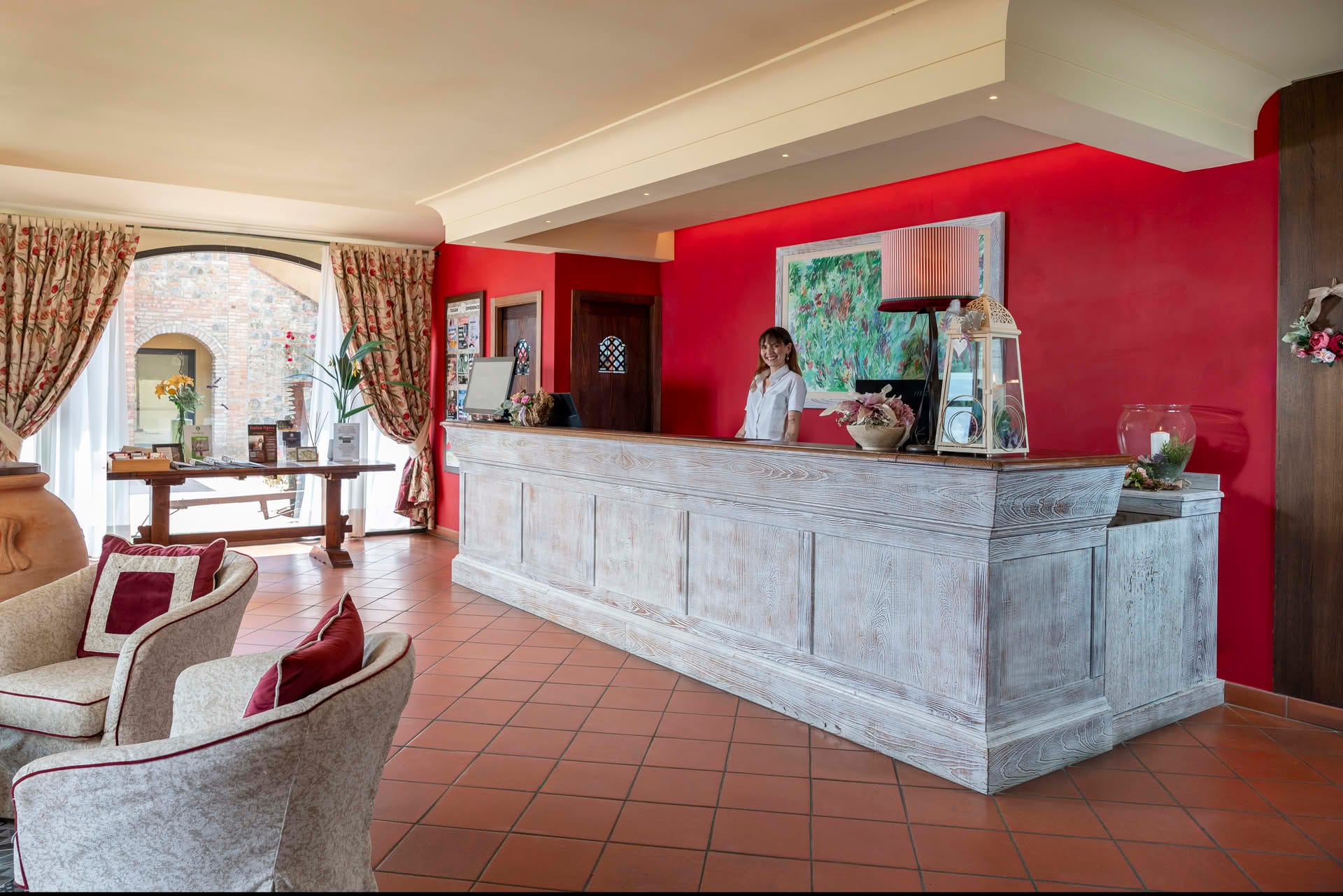 Reception at Casolare Terre Rosse